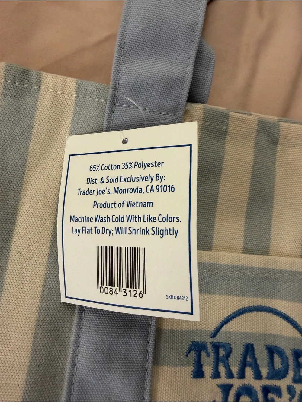 Trader Joe’s Mini Striped Totes